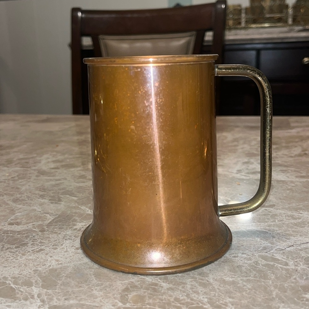 CG Coppercraft Guild copper beer mug